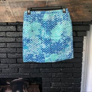 Blue Mini Skirt